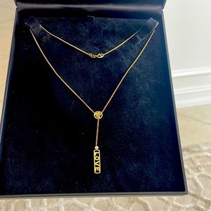 Mary Margrill Skippy Diggy Diamond Love Necklace 14k